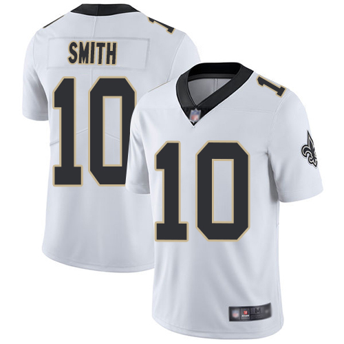 Men New Orleans Saints Limited White Tre Quan Smith Road Jersey NFL Football 10 Vapor Untouchable Jersey